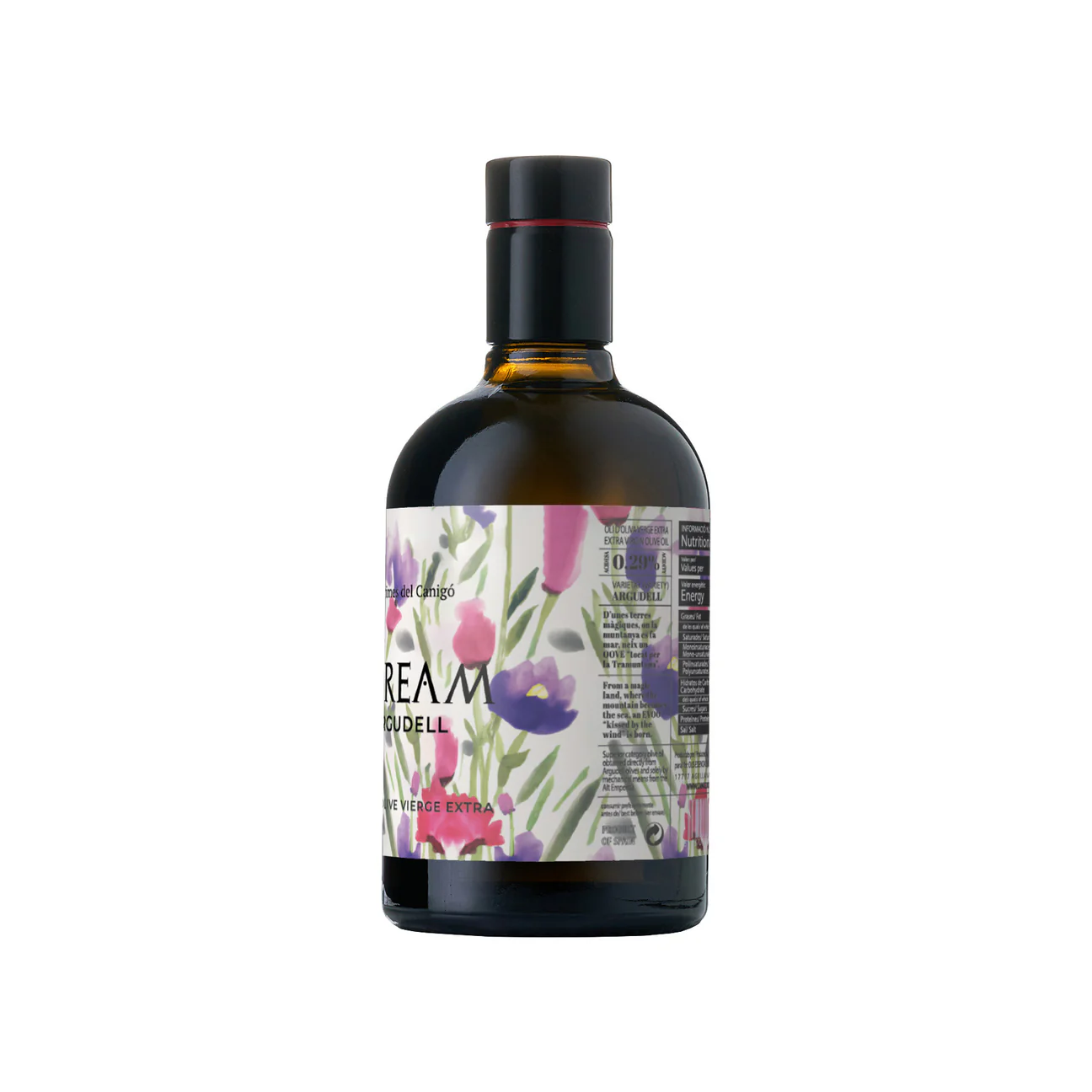 Auream Argudell – Premium Spanish Extra Virgin Olive Oil (EVOO) 500ml (16.9 fl oz) – Llàgrimes del Canigó-1