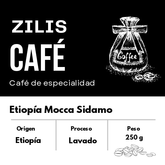 Etiopía Sidamo Mocca – Café de Especialidad 250g