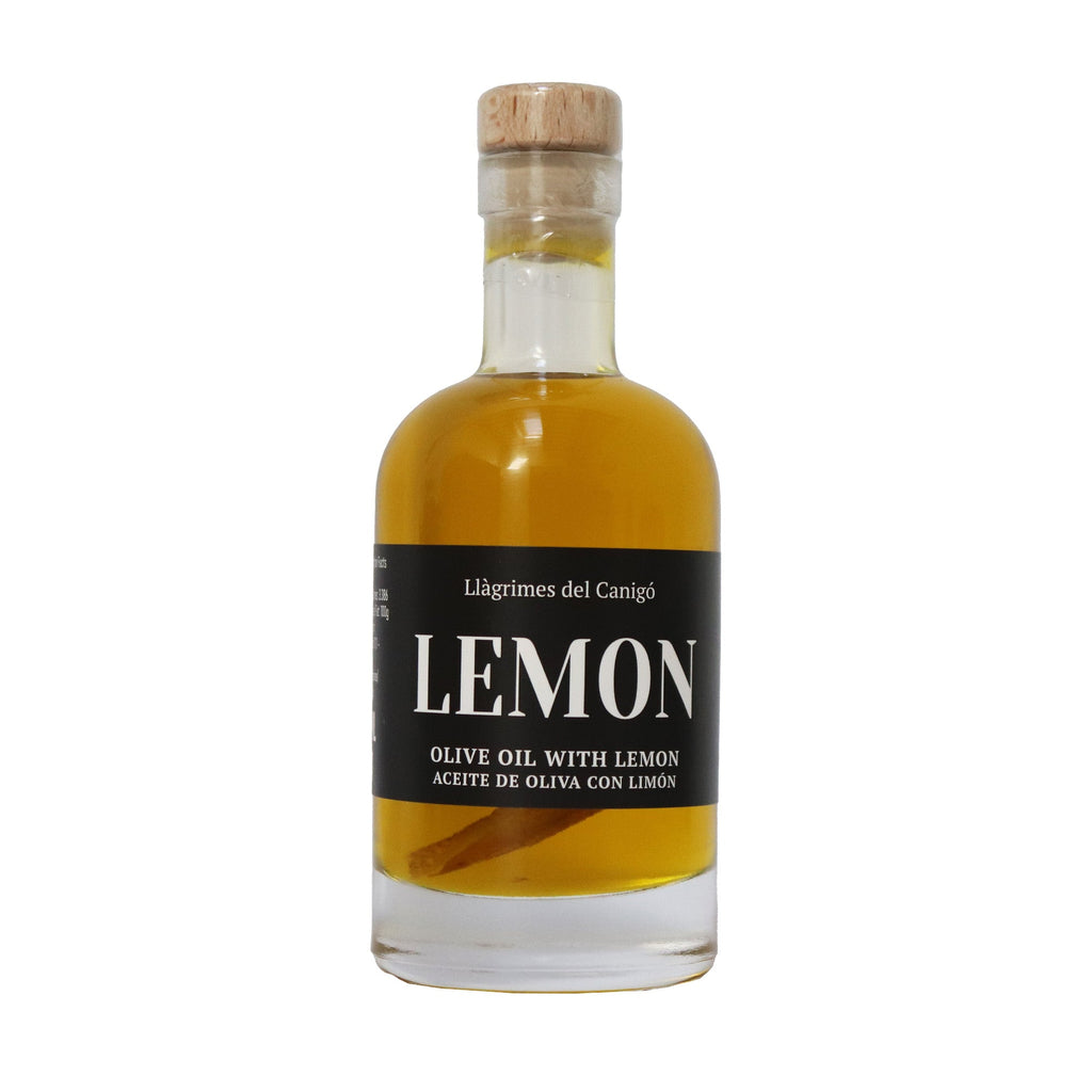 Lemon Infused Extra Virgin Olive Oil – 100ml / 3.38 fl oz – Llàgrimes del Canigó-0