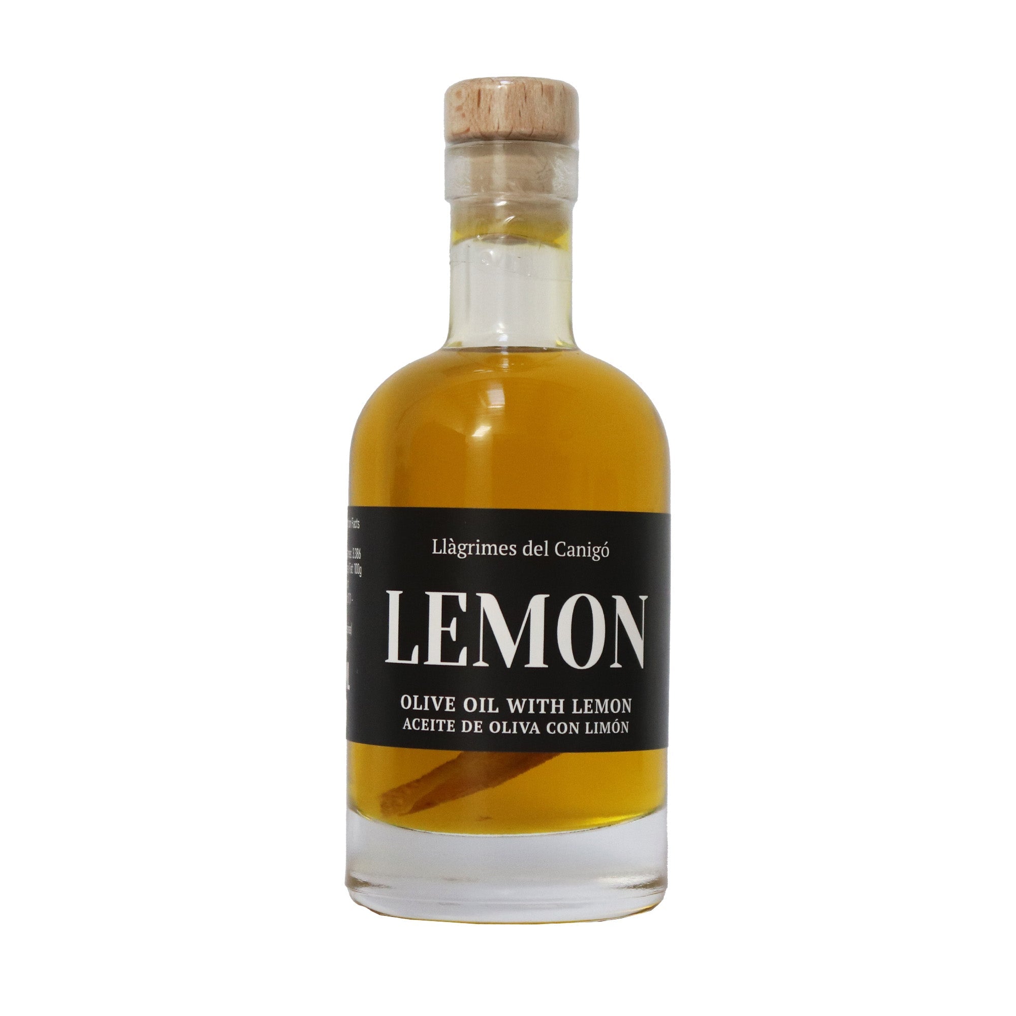 Lemon Infused Extra Virgin Olive Oil – 100ml / 3.38 fl oz – Llàgrimes del Canigó-0