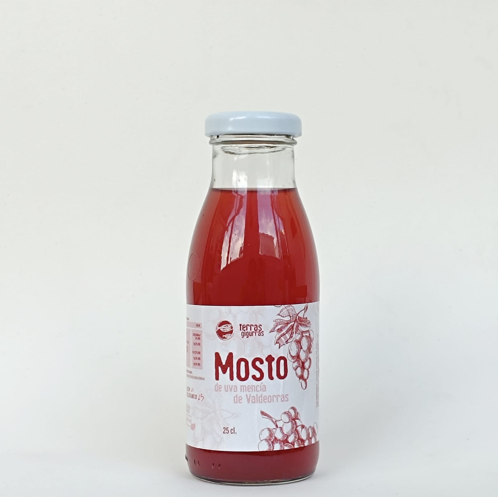 MOSTO TINTO DE UVA MENCIA  DE VALDEORRAS. 250ML-0