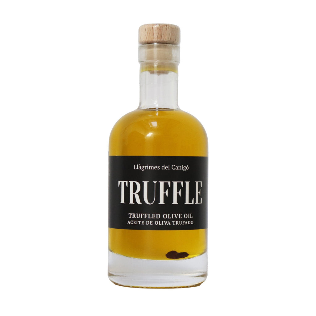 Black Truffle Infused Extra Virgin Olive Oil – 100ml / 3.38 fl oz – Llàgrimes del Canigó-0