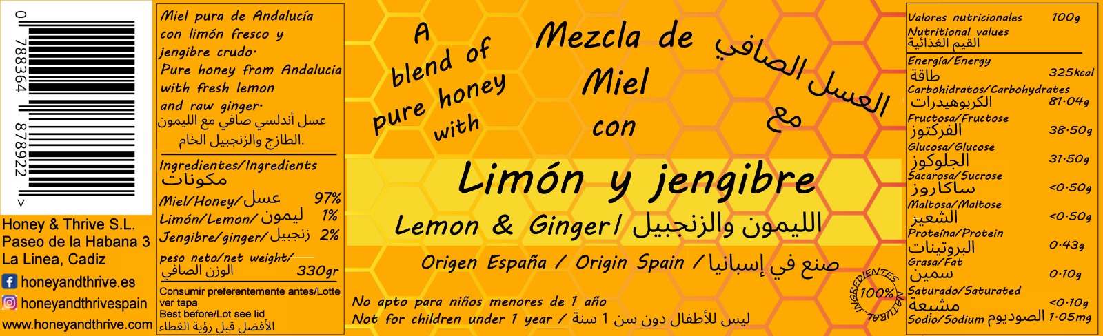 Honey with Lemon & Ginger-1